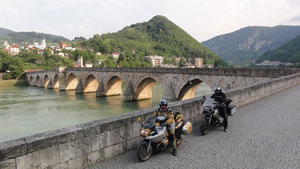 Die alte Brücke von Visegrad